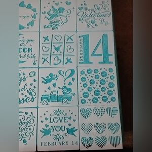 Valentine's Day Themed Stencil Set